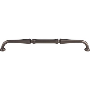 Top Knobs Chareua TK344AG Chalet Pull 9 Inch CC Ash Gray